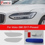 2 Pcs Car Front Light Transparent TPU Sticker Headlight Protective Film For Volvo XC90 XC40 XC60 S60