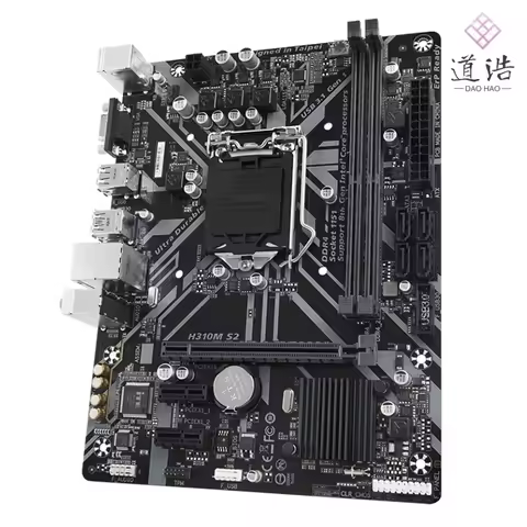 For H310M S2 Motherboard 32GB VGA 4*SATA3.0 LGA 1151 DDR4 Micro ATX H370 Mainboard 100% Tested Fully