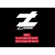 S168 NO EQUAL Style 2 Car Vinyl Decal Sticker