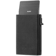 Men Wallet Crazy Horse Whole Batch 30% Off RFID Business Card Holder Automatic Bullet Card Metal Car
