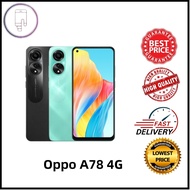 [Malaysia Set] Oppo A78 4G - 8GB RAM + 256GB ROM 6.43 inch 50MP Dual Camera - New With 1 Year Warranty By Oppo Malaysia