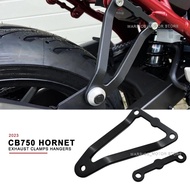 For Honda CB750 CB 750 Hornet 2023 Motorcycle Exhaust Clamps Hangers Exhaust Muffler Pipe Bracket Mo