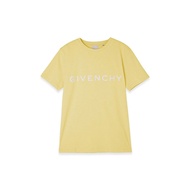 GIVENCHY Crew Neck T-Shirt Gold Yellow Unused