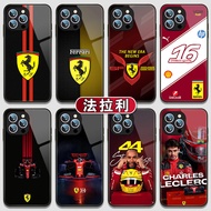 Ferrari Fleet F1 Racing Phone Case Suitable for Apple 16 Leclair Phone15promax Hamilton 14plus Zhou 