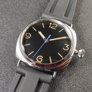 นาฬิกาจำลองสำหรับ NH38 Seiko C9กลไกย้อนยุคสีกรมท่านาฬิกาข้อมือผู้ชายดรอปชิปปิ้ง