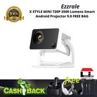 EZZRALE X STYLE MINI 720P 3500 Lumens Smart Android Projector 9.0