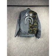 JAKET DENIM BAPE IMPORT DENIM BAPE MIRROR JAKET JEANS BRANDED