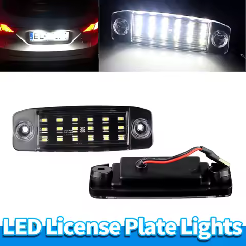 Error Free SMD LED License Plate Lights Compatible with Kia Borrego Mohave Opirus Amanti Carens FG R