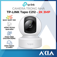 Camera wifi trong nhà TP-Link Tapo C212 2K - 3MP quay quét 360 độ đàm thoại 2 chiều theo dõi chuyển 