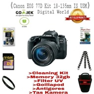 Canon EOS 77D Kit 18-135mm Paket Komplit [ Promo ]