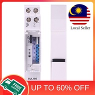 1pcs DIN Rail SUL180 Time Switch Mechanical Timer Switch 24 Hours Programmable Timer 16A Time Switch