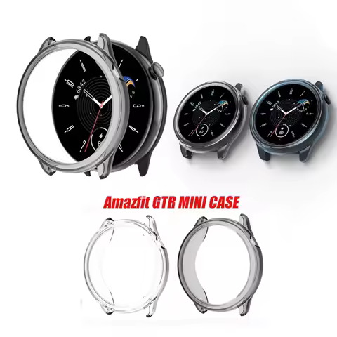 [CASE] Silicone Case Protective Shell Half Cover Accessories for Huami Amazfit GTR mini