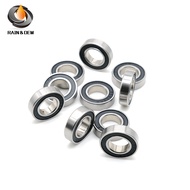 10Pcs  S  6702  RS Stainless Bearing ABEC-715*21*4 mm 6702-2RS Ball Bearings 6702 RS