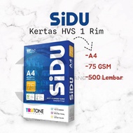 Kertas HVS SIDU 75 gram Ukuran A4