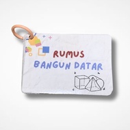 Math Flash Cards: Flat Building Formulas Math Flashcards Children's Math Educational Cards Mathemati