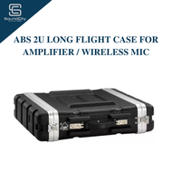 ABS 2U Long Flight Case For Amplifier