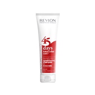 45 Days Total Color Care 2 in 1 Conditioning Shampoo for Brave Reds 275 ml
