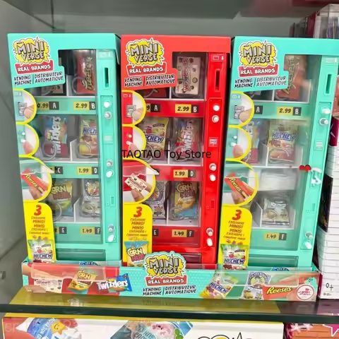 Miniverse Real Brands Mini Vending Machine Diy Surprise Miniature Series Pendant New In Stock Collec