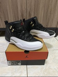 Air Jordan 12 Retro 黑白 男鞋 喬登12代 （9成新） 可：面交/7-11超取