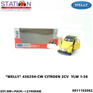 WELLY 43625H-CW CITREON 2CV YELLOW 1-36