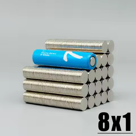 Fridge Tool Magnet 8x1mm 20/50/100/200/500/1000Pcs Round Shape Imane For Office Whiteboard Kitchen H