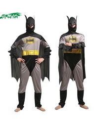 ชุดแบทแมนผู้ใหญ่ ชุดแบทแมนสีเทา Batman Adult Costume Gray Batman Costume