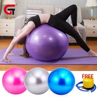 Free Pump】65cm Yoga Ball Fitness Balance Gym Ball Fitness Balls Pilates Workout Ball