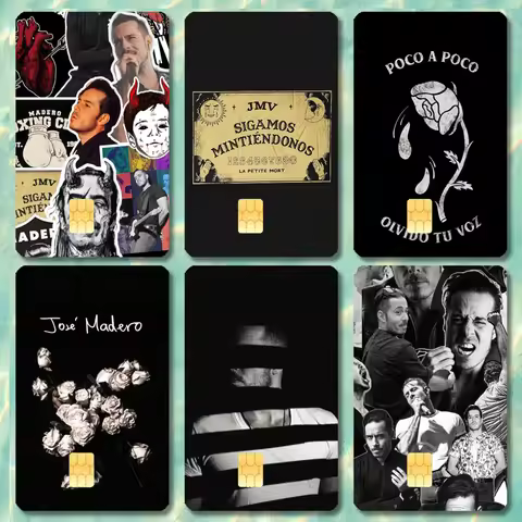 Jose Madero Singer Stickers Cartoon Credit Card Visa Debit Bank Charge Card Bus Metro Waterproof Sti