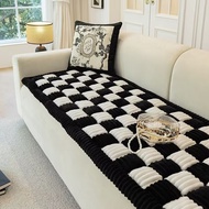 Thickness Sofa Cover PP Cotton Fillings Non-slip Seat Cushion Pad Plush Velvet Pets Kids Bed Mats