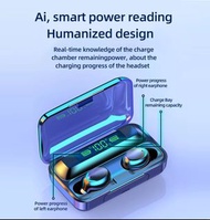 F9-5C TWS藍牙V5.0立體聲迷你無線BT耳機連2000mAh移動電源功能 sesckp F9-5C TWS Bluetooth V5.0 Stereo Mini Wireless BT Ear