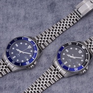 For 22mm CASIO MDV-106  MDV-106B Watch Band 316L Stainless Steel Silver Jubilee Watch Band Strap Sil