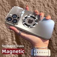 IPHONE Casing Ponsel Kaca Matte AG Baru Untuk Iphone 15 12 13 14 Pro