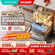 Vantage Gemini Dishwasher20+2Home Use Fully Automatic Intelligent Embedded Dispenser D3000Max Vip ve