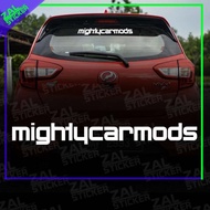 *<ZAL STICKER> CAR STICKER MIGHTY CAR MODS JDM  MYVI AXIA ALZA BEZZA SAGA HONDA PERSONA VIOS ALTIS C