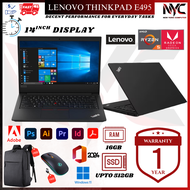 Lenovo ThinkPad T495/ | Ryzen Power | 24GB RAM | Up to 1TB SSD | Ideal PUBG Gaming & Workstation