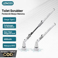 MAJAPUR Lenodi 8in1 Cordless Electric Cleaning Brush Electric Spin Scrubber Toilet Brush Toilet Clea