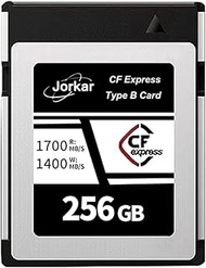 Jorkar CFexpress Type B Cameras Memory Card 256GB, for Cameras Nikon Z6 II/Z7 II/Z9/D6, for Canon EO