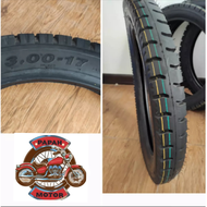 RUDDER MOTORCYCLE TIRE 300X17 BANANA TYPE 8PLY