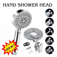 🚿 5-Mode Hand Shower Head  ✨ High Pressure | Adjustable Spray | Modern Bathroom Shower