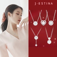 [J.ESTINA x IU] Korea Accessories LALA J Whitemond Silver Necklace_ 5Types