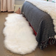 60*180CM Luxury Fluffy Fur Carpet Ultra Soft Furry Carpet for Bedroom Living Room Bedside