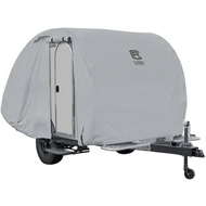Classic Accessories Over Drive PermaPRO Teardrop Trailer Cover, Fits 10' - 12'L x 6'W, RV Cover, Cam
