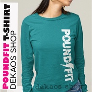 POUNDFIT CLOTHES POUNDFIT T-SHIRT/ GYMNASTICS CLOTHES/ LATESTWanita GYMNASTICS T-SHIRT/ Wanita POUND