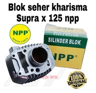 Blok seher Cylinder boring npp kharisma Supra x 125 asli ori npp