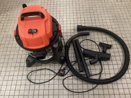 Casa 22L 1400W wet and dry vacuum cleaner  大容量乾濕兩用無需塵袋式旋風吸塵機吸水機(上水交收）正常使用，有運行影片，Trade at sheung shui