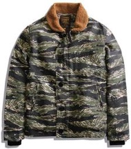 ROCK STEADY CAMO DECK JKT 迷彩 虎斑 虎紋 撲棉 夾克 軍裝 外套 毛料  NAVY 船錨