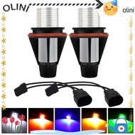 OLINI 2Pcs LED Bulb  Halo Ring Practical Auto Lamp for BMW E39 5W E53 E60 E61 E63 X5