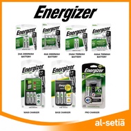 [ORIGINAL] ENERGIZER RECHARGEABLE POWERPLUS 2000MAH / 700MAH BATTERY 2AA / 4AA / BASE CHARGER / MAXI