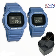 JAM TANGAN G SHOCK COUPLE SET DW5600 PETAK JEANS DIGITAL WATCH GSHOCK MURAH