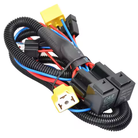 Headlight Harness H4 Headlight Relay Harness Headlights Heat Ceramic Wiring Harness Pickup Headlight